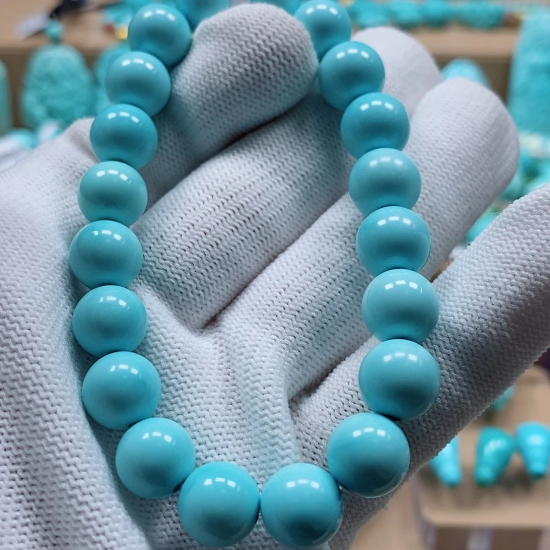 绿松石珠宝奇石未镶嵌青*