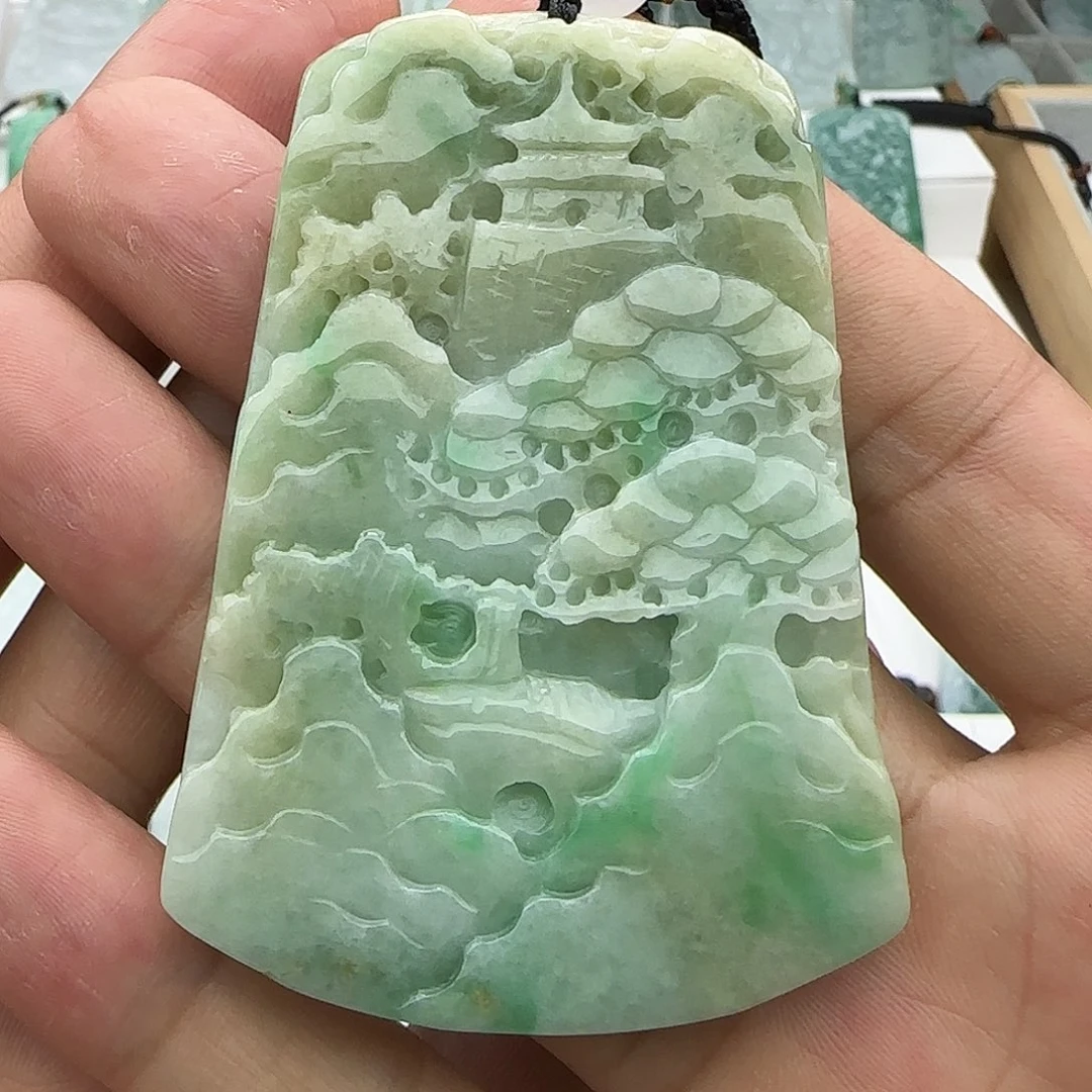 颈饰未镶嵌翡翠翡翠
