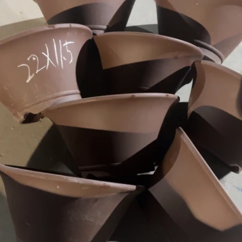 紫砂花盆  100-8。22-11.5