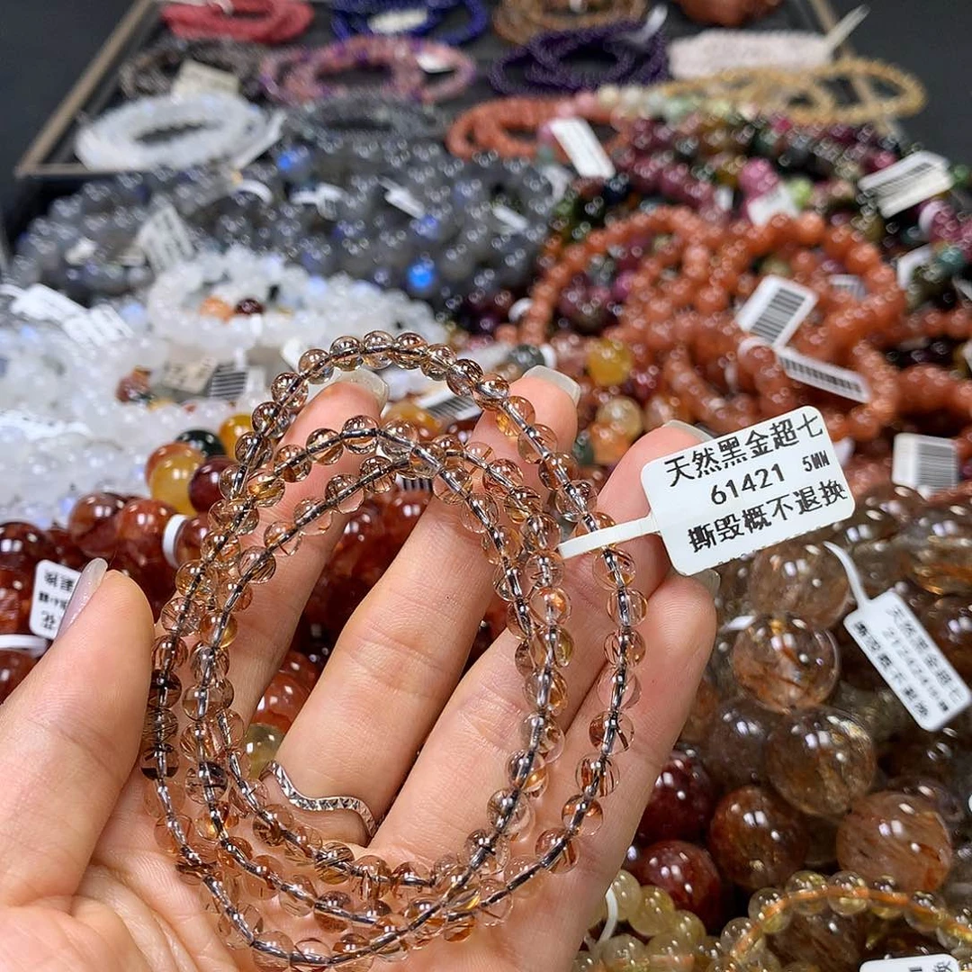 水晶手链未镶嵌，