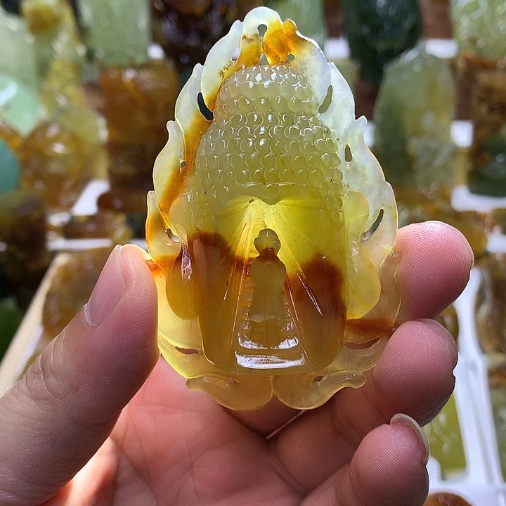 蛇纹石玉未镶嵌珠宝半成品