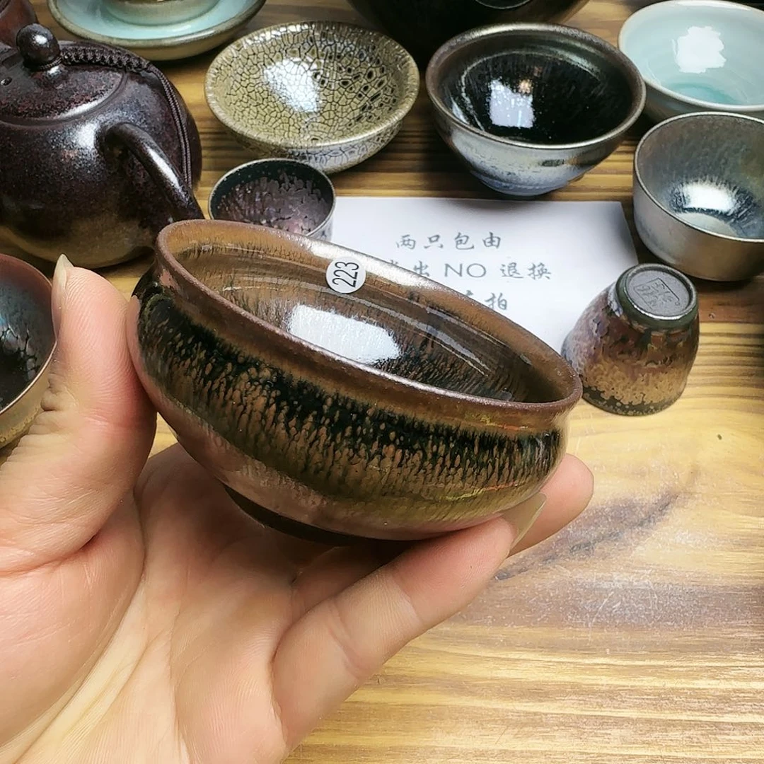 茶盏建窑建盏茶器223