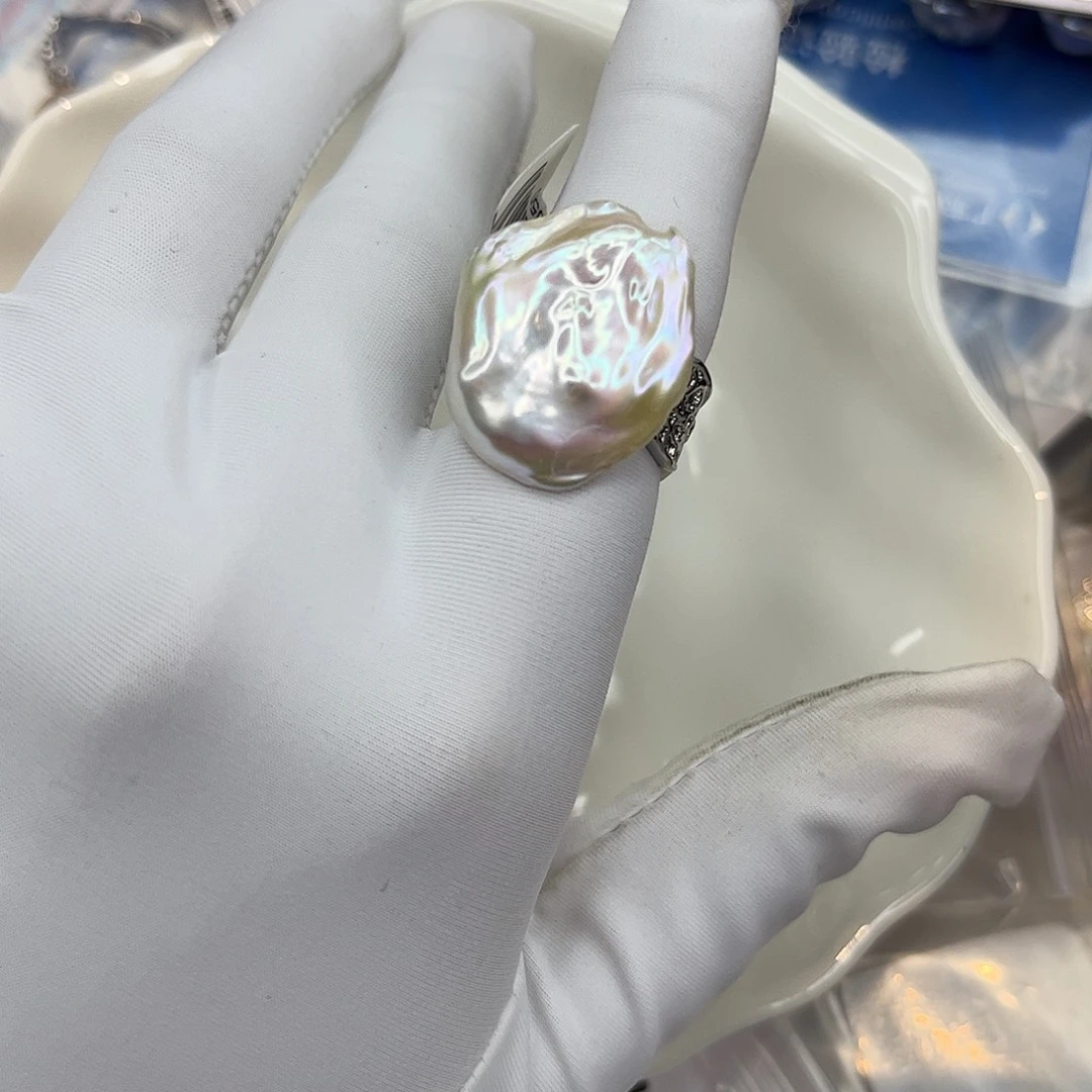 耳饰合金淡水珍珠