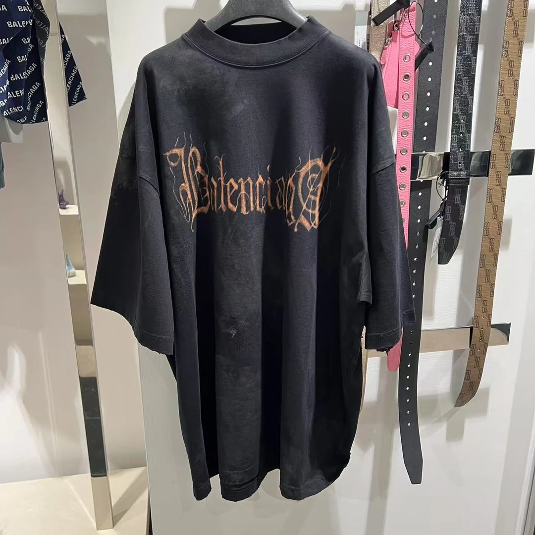 全新未使用 Balenciaga/巴黎世家 /七七/短袖T恤
