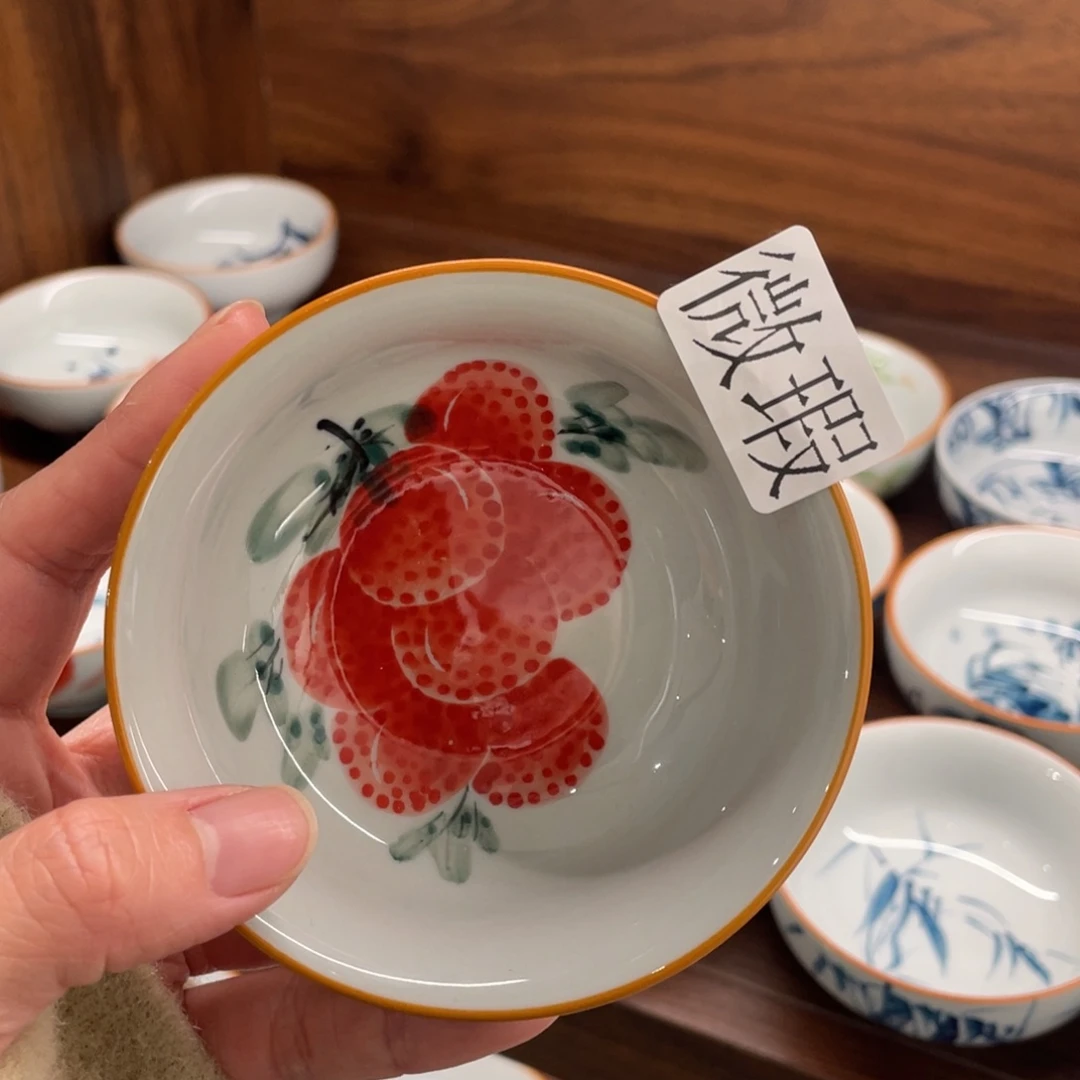 微瑕釉下彩纯手绘