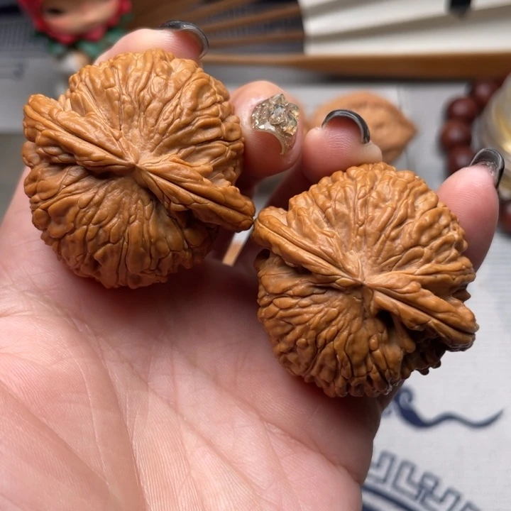 文玩核桃把件白狮子41