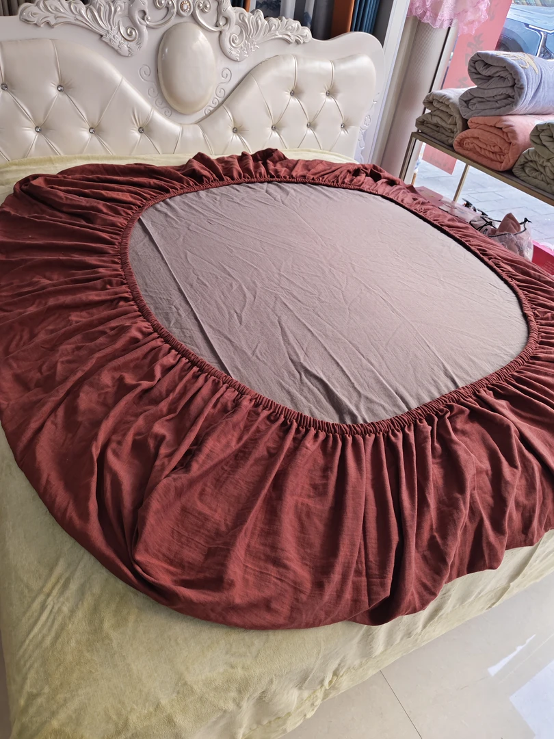 40支单件【床笠】纯棉色织提花双层纱A类母婴级无甲醛定做各种尺寸