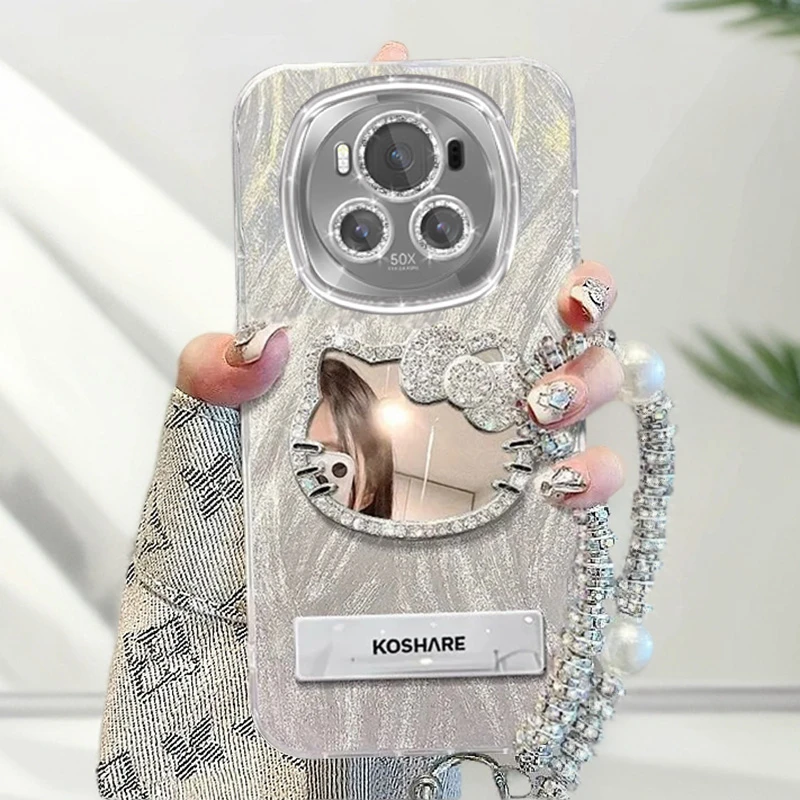 自带镜头膜华为荣耀Magic6手机壳BVL-AN00全包Honormagic6镶钻kt