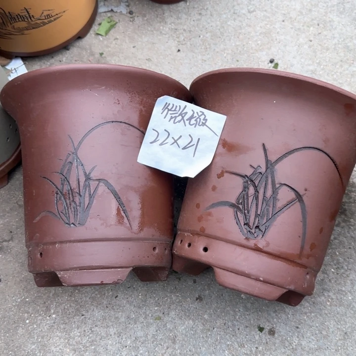 紫砂花盆特价清仓