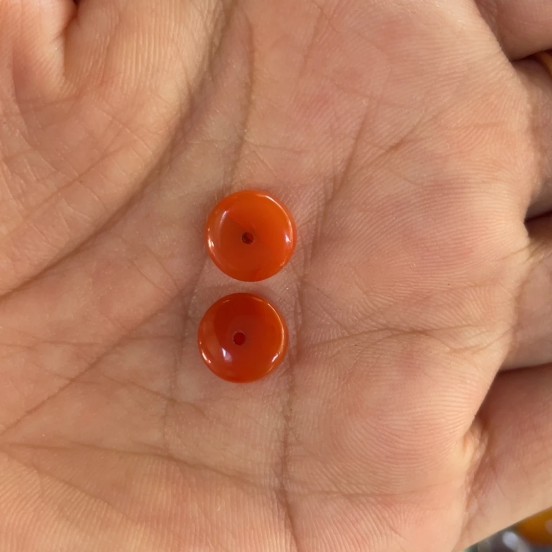 悦***行南红玛瑙未镶嵌隔片