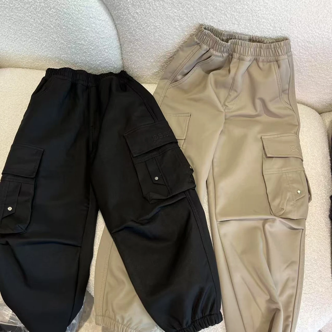 2025中大童加绒工装休闲裤15002R