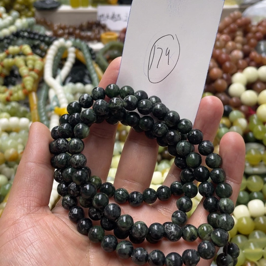 蛇纹石玉手链未镶嵌