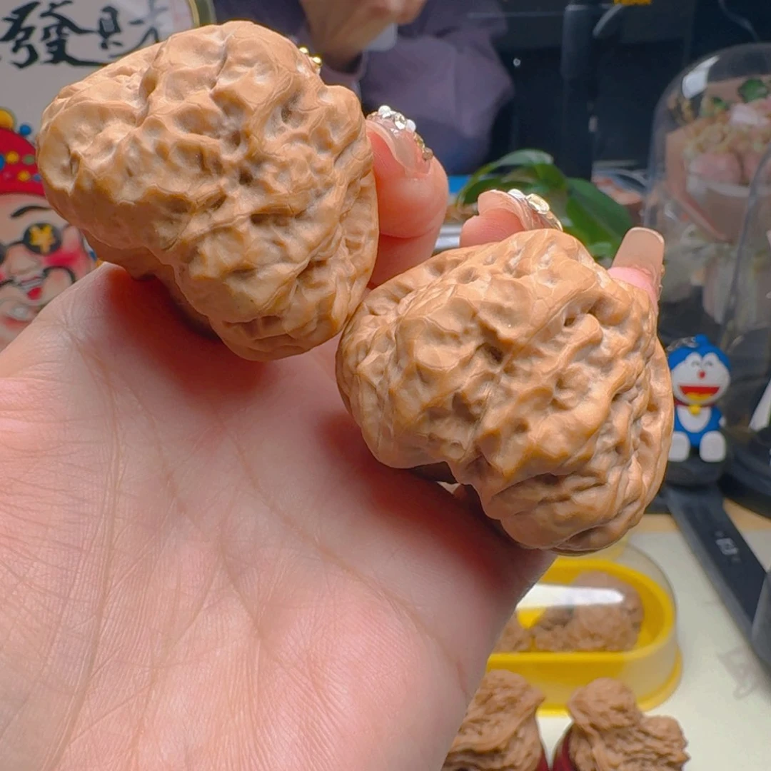 核桃把件43尺寸蛤蟆头