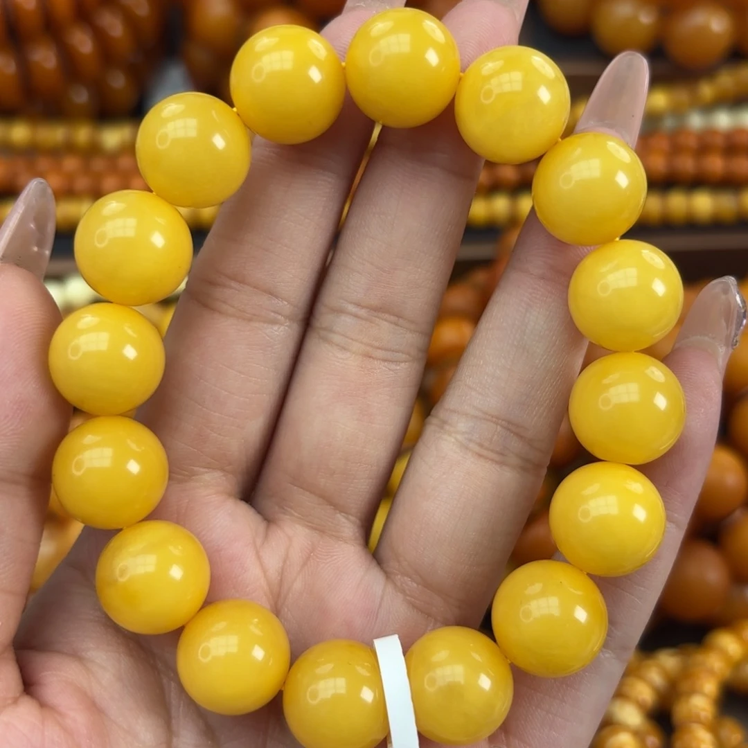 未镶嵌颈饰琥珀蜜蜡
