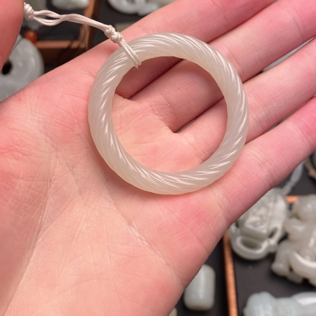 和田玉挂件未镶嵌J*