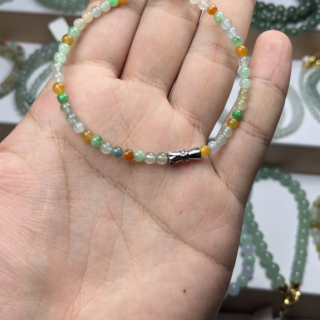 翡翠未镶嵌颈饰122