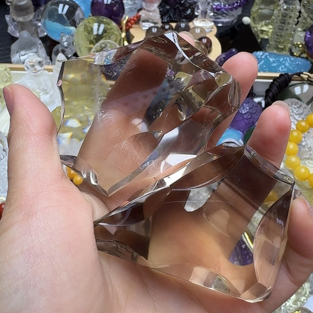 知***乐水晶未镶嵌摆件摆件