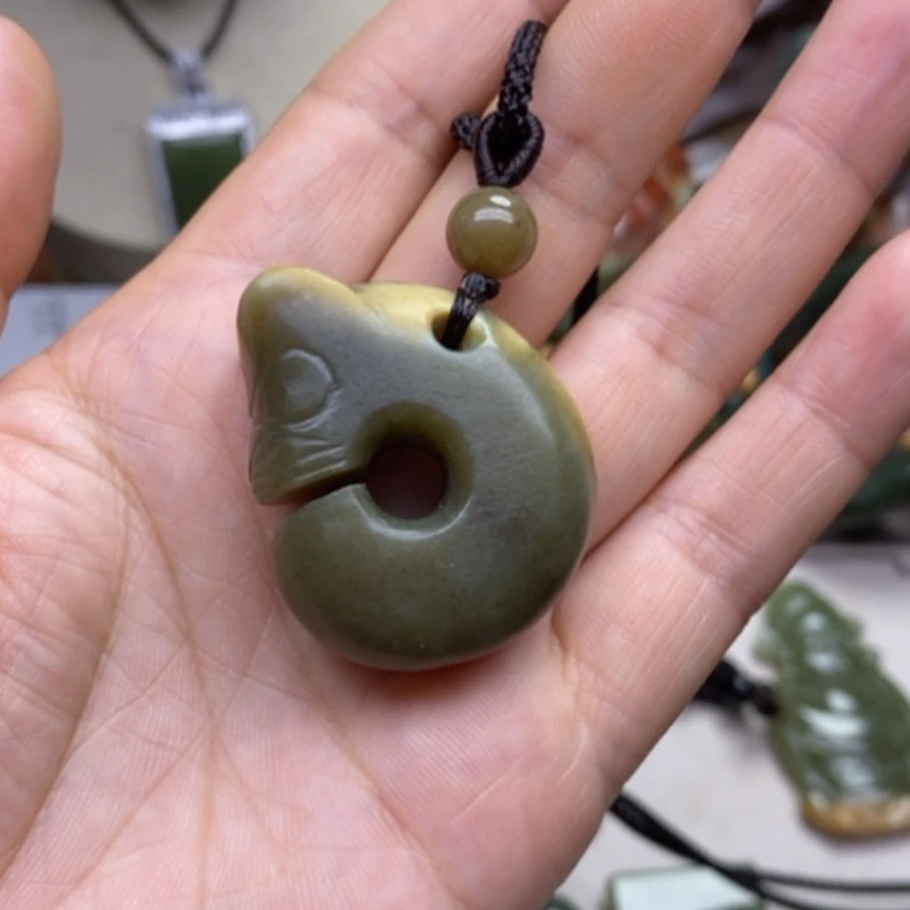 【闪购商品】和田玉未镶嵌挂件t***油