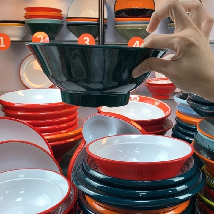 密胺650-8墨绿白。