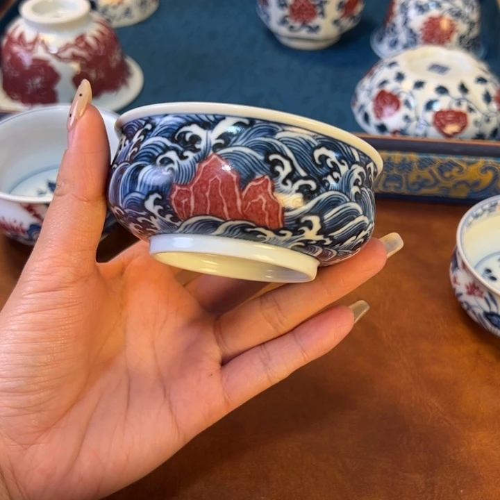 瓷片景德镇陶瓷手工手绘