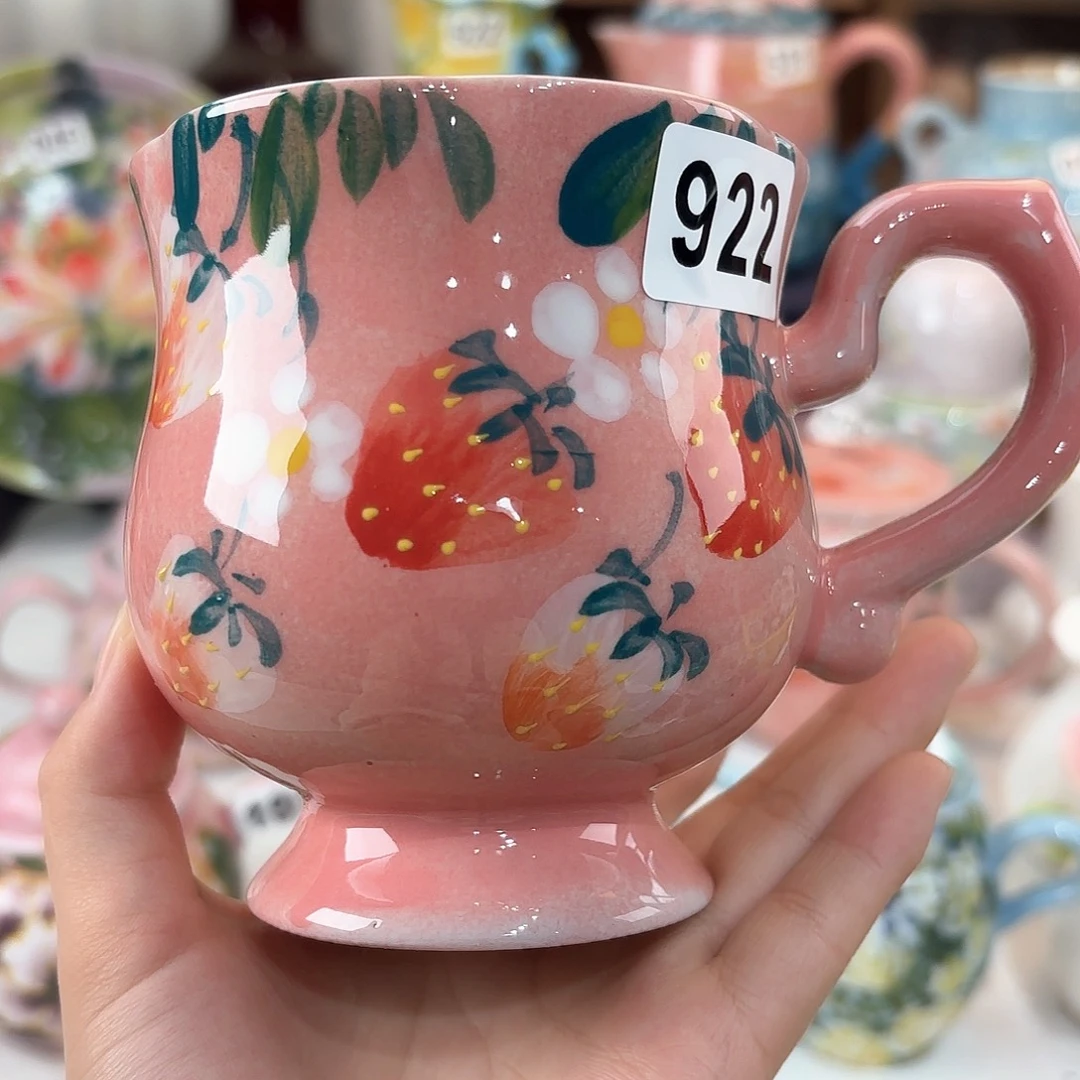 景德镇手绘高温釉下彩陶瓷茶具