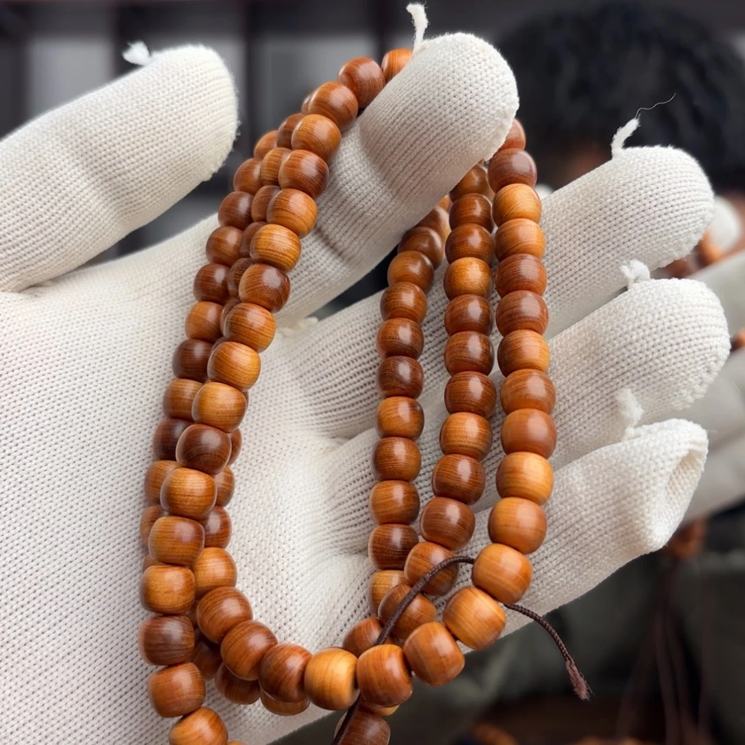 手串/手链柏木（崖柏）7.8红油蚕丝108