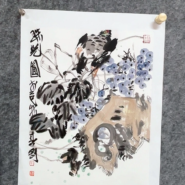国画崔春刚国画作品
