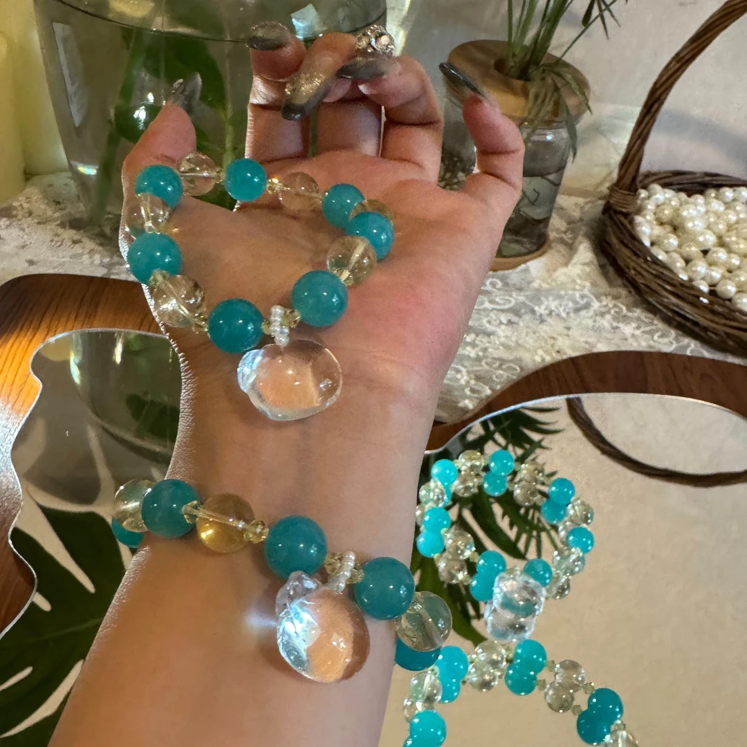 幸运女神水晶手串-006