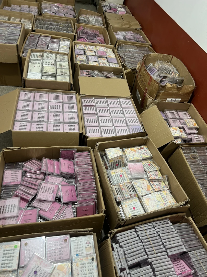 【混合瑕疵睫毛清仓】清货直播间现场搭配组合5-20盒假睫毛No退No换