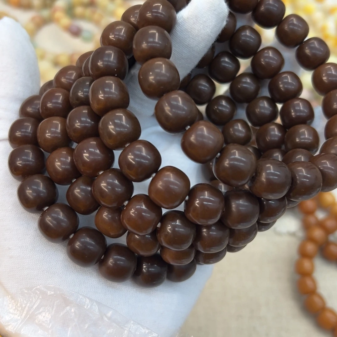 菩提根/象牙果吊坠13干磨风化纹395