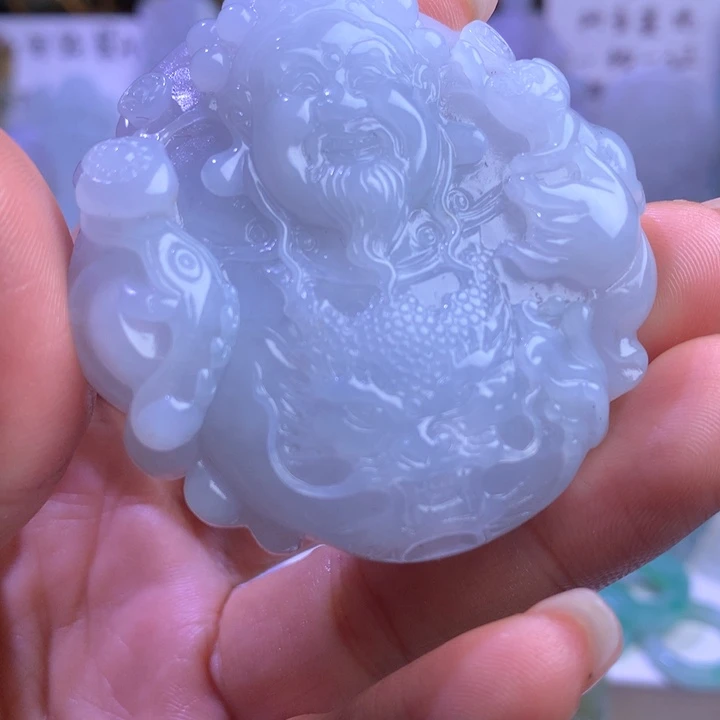 未镶嵌定制翡翠财神爷