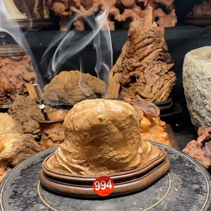 【闪购商品】994号荔枝木香炉工艺
