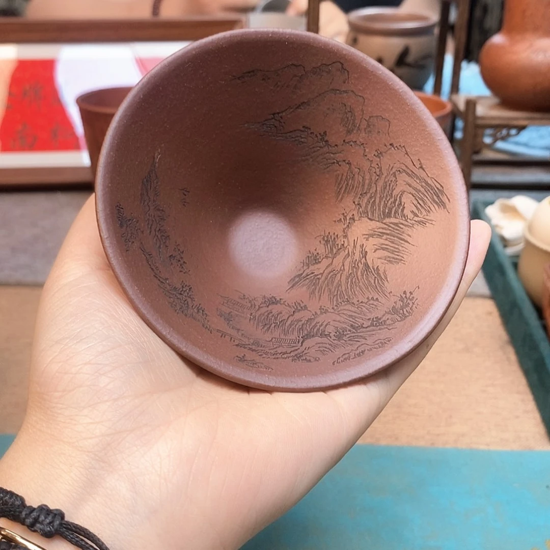 茶杯紫砂宜兴紫砂杯