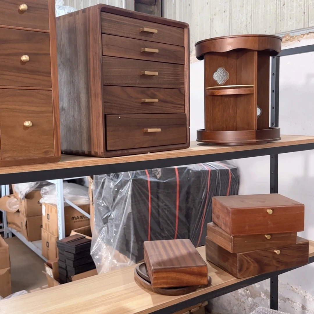 木北美黑胡桃5层牙科柜