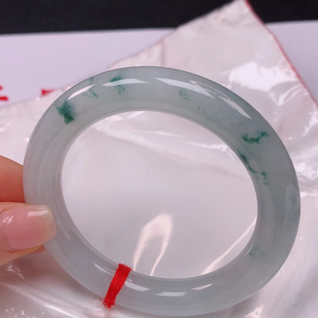 【闪购商品】未镶嵌手镯翡翠54圆条手镯