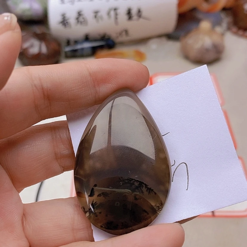 【闪购商品】未镶嵌玛瑙/玉髓珠宝半成品山**园