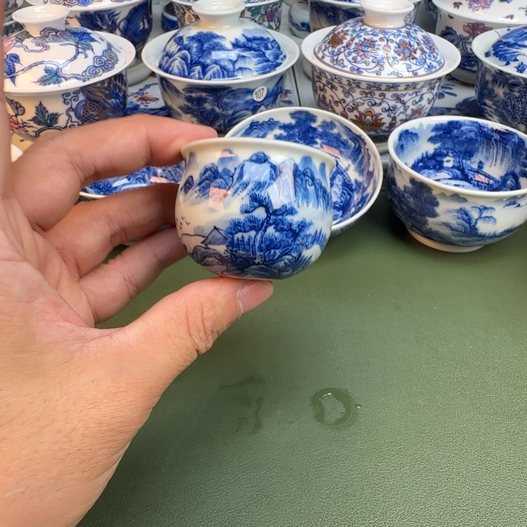 陶纯手工纯手绘茶具288