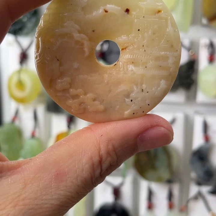 蛇纹石玉合金颈饰海*漫