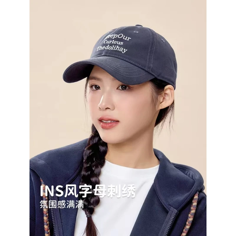 清库存-Keep our棒球帽男女纯色刺绣字母软顶情侣帽
