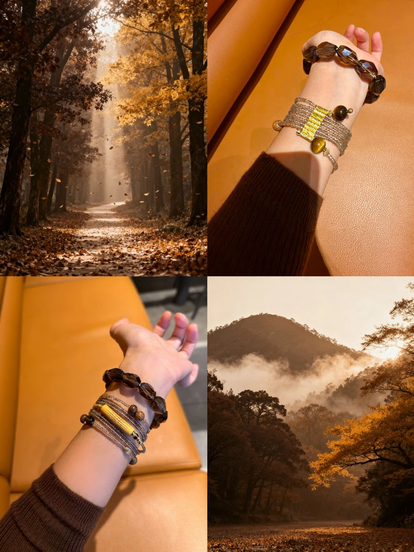 925银手链 【林夕茶韵】八磁吸管银七圈手链【按贴手手围拍对应规格】