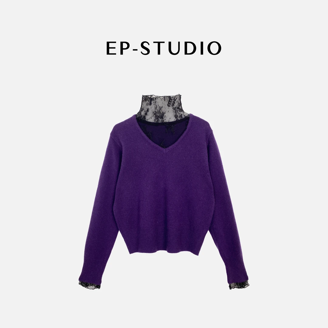 【格蕾芙】100绵羊毛蕾丝花边打底57763