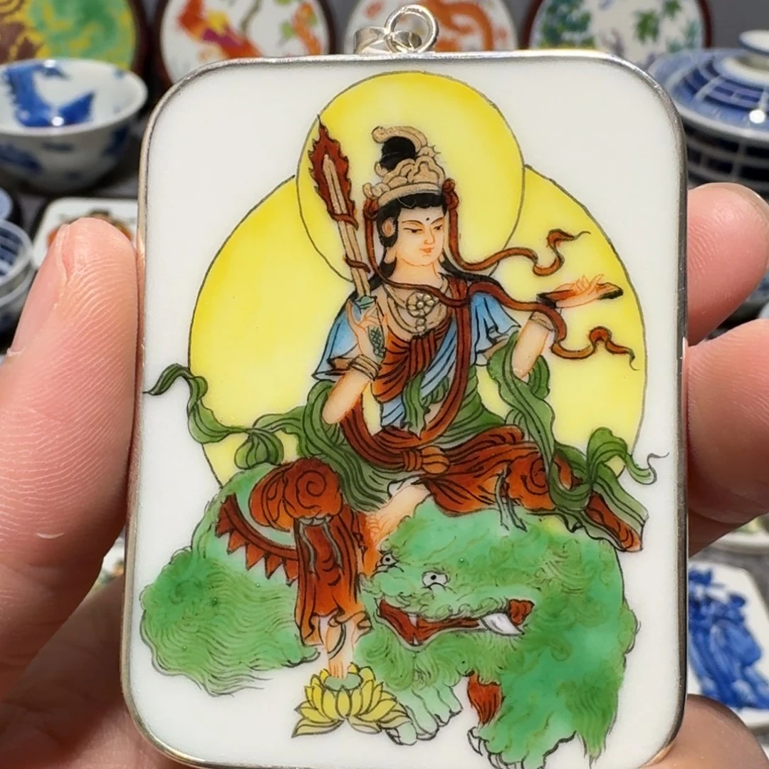 瓷片月****了精品挂件一个