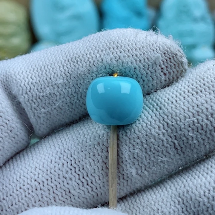 绿松石未镶嵌珠宝奇石12mm