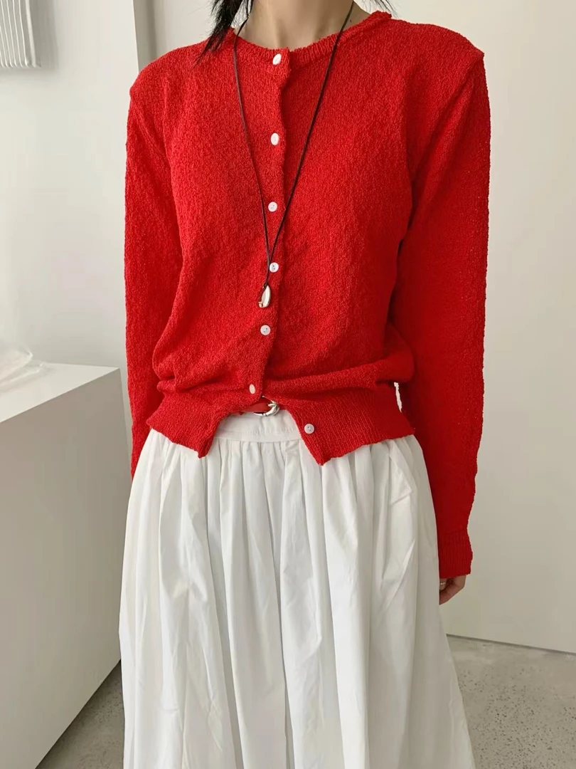 VK轻薄显瘦瘦针织开衫