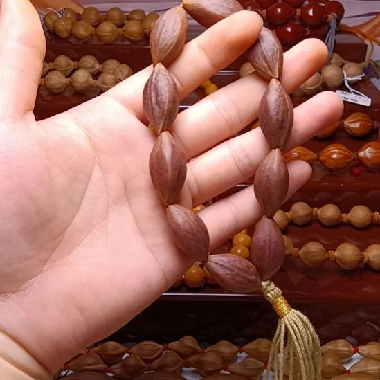 手串/手链橄榄核橄榄核三花紫皮铁核（瑕疵）