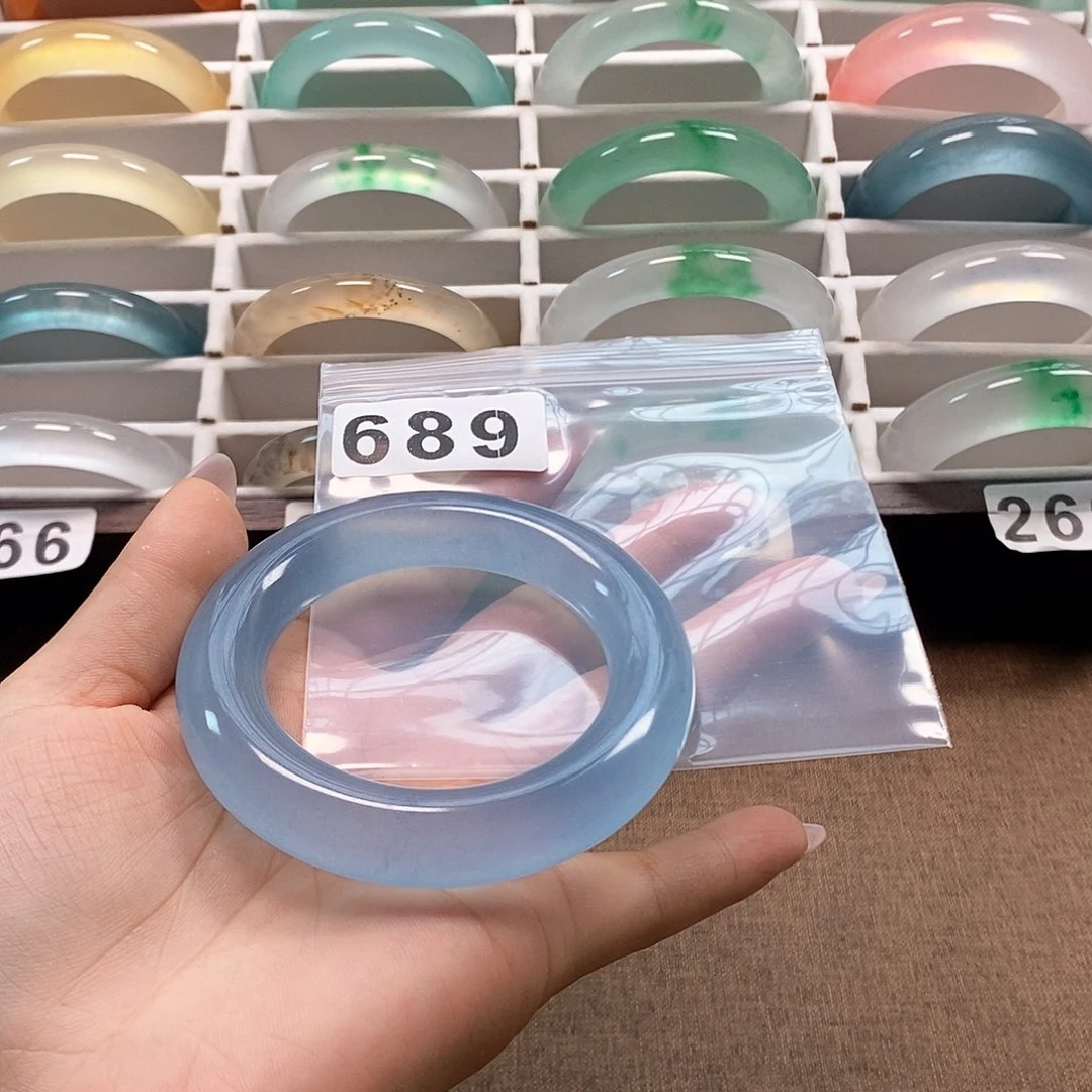 雄***鹰玉手镯收藏饰品孤品