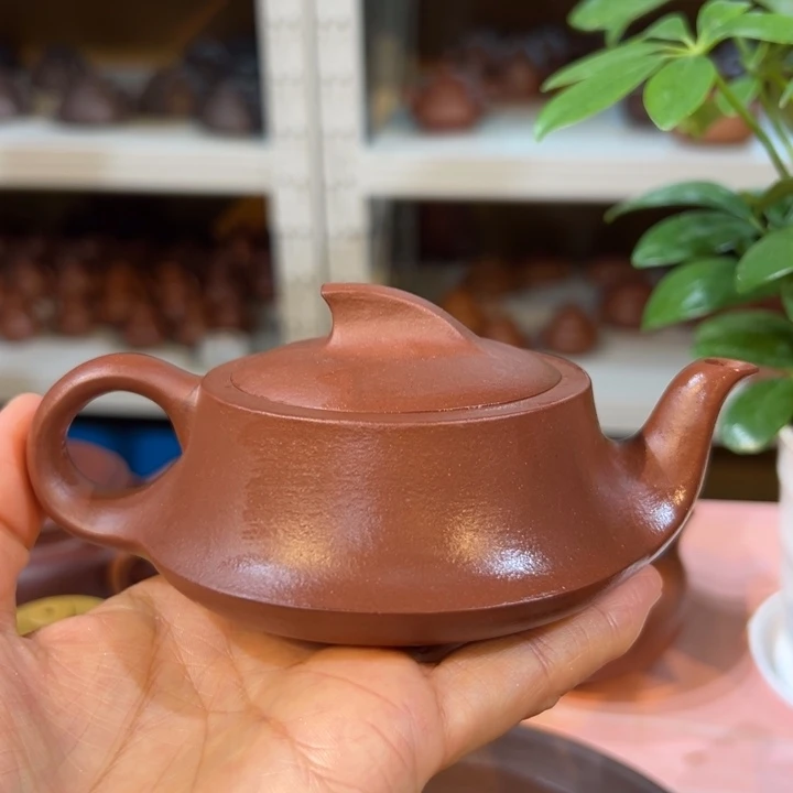 茶壶紫砂紫泥一帆风顺160c c