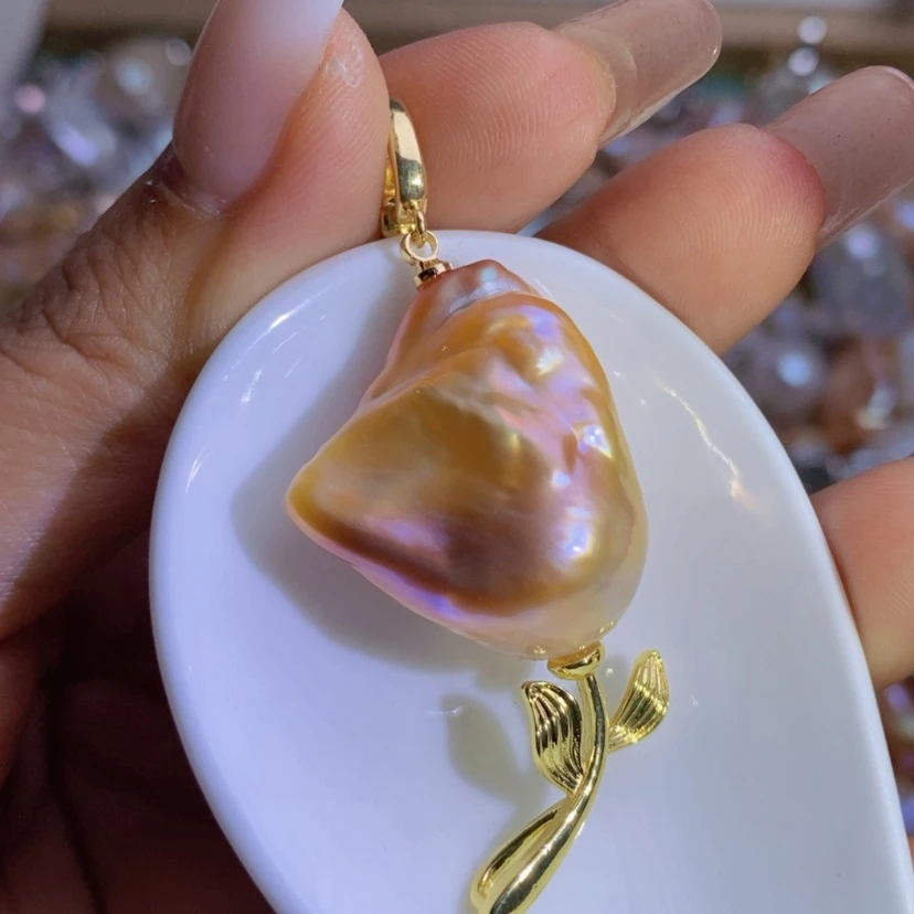 【闪购商品】合金淡水珍珠天然珍珠（微瑕）