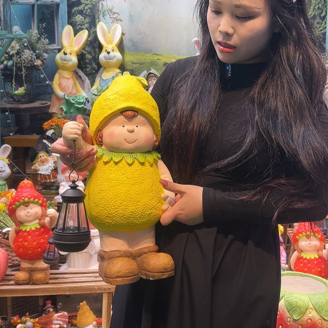 花园摆件红红火火