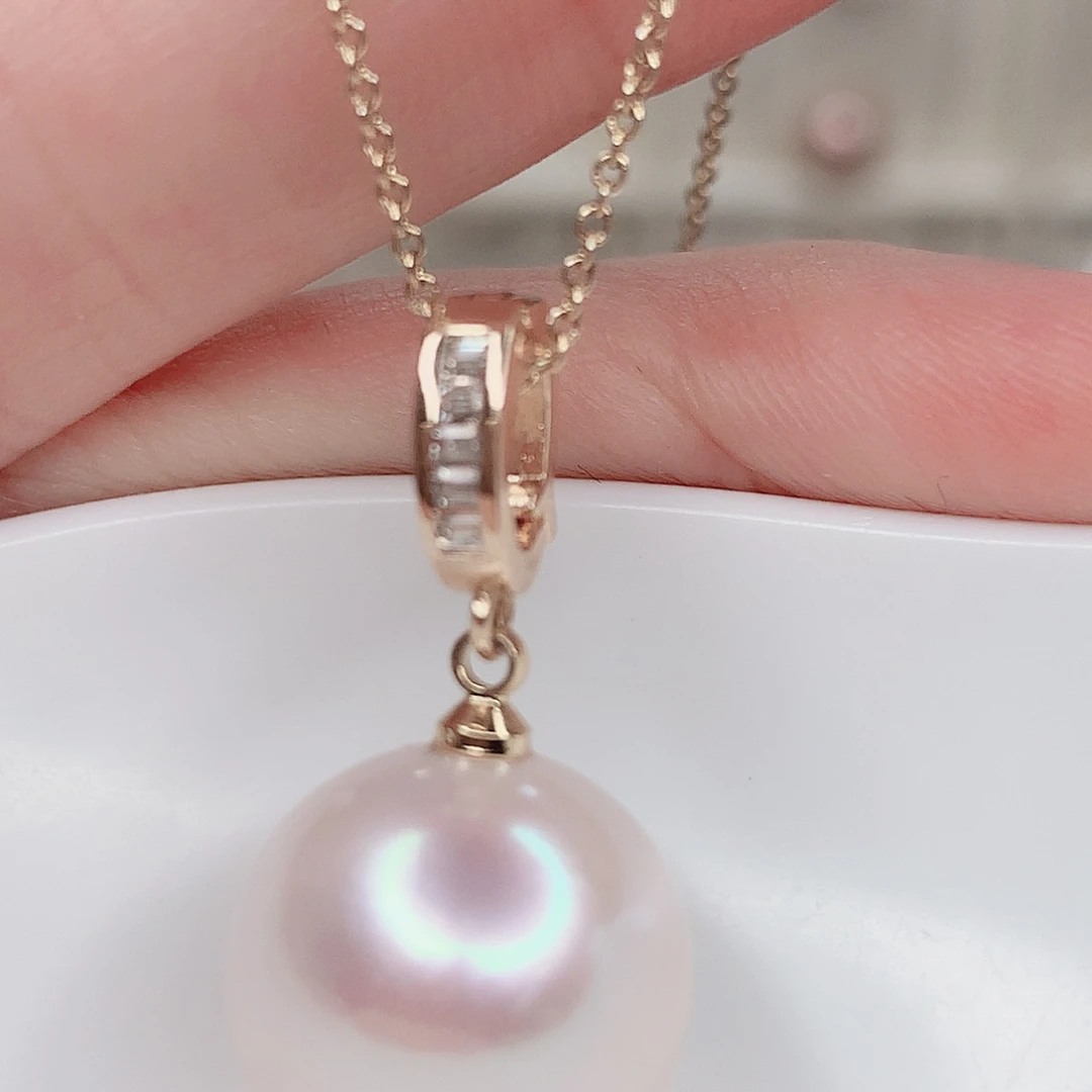 淡水珍珠吊坠(赠链)合金